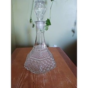 Vintage crystal decanter